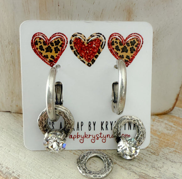 First Set ~(Small)Hammered Hoop w/ Add On