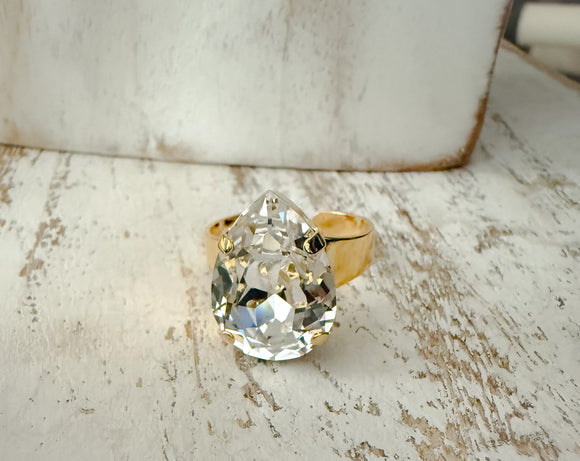 Pear in Yellow Gold