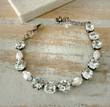 Mixed Shapes Clear with Pearl