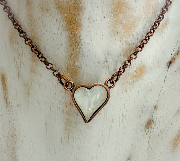 Linen~Mini Heart