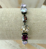 Mixed Shapes Purple & Soft Silk
