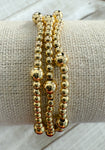 Petite Gold Stretch Bracelets
