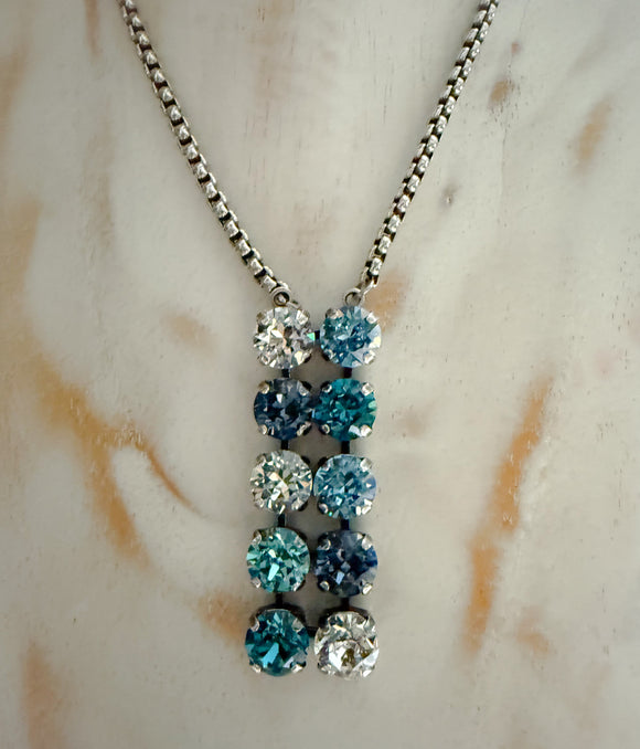 Vertical Aqua Sparkle