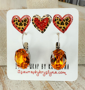 Dark Orange Ovals