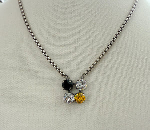4 Sparkles ~ ”Pittsburgh” ~Black & Gold~