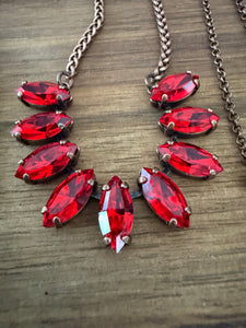 Light Siam Marquis Necklace
