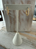 Small Crystal Hoops