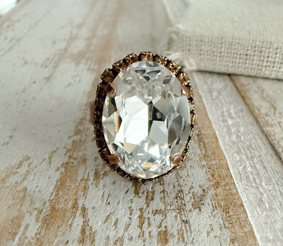 Oval Ring Bling