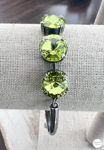 New! Rivoli Bangle in Citrus Green