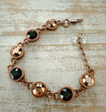 Linked in Black & Copper