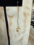 Long Wire Classic Pearl Drop