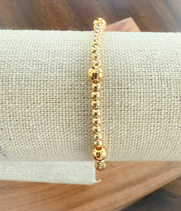 Petite Gold Stretch Bracelets