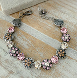 A Touch of Vintage~Light Silk & Pink Swirl