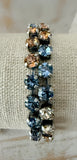 Double Wrap Blue & Brown