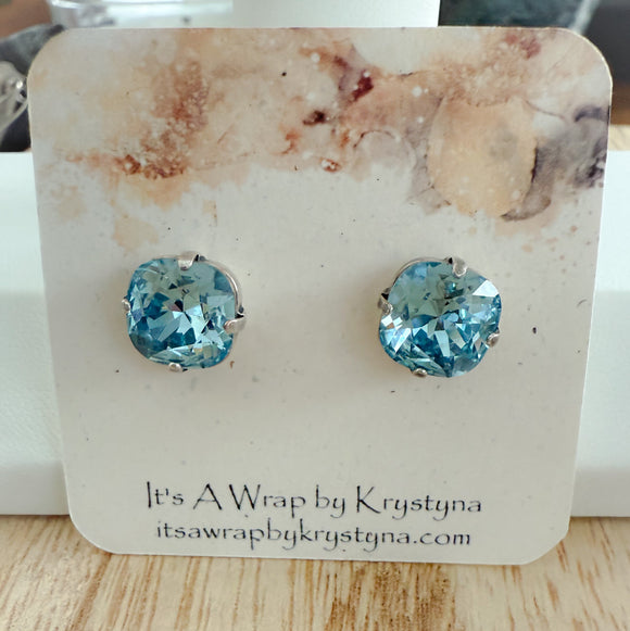 Aquamarine Stud