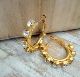 Crystal Hoops