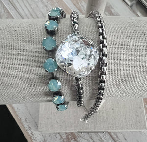 Clear w/ Pacific Opal