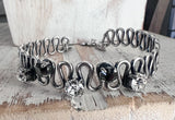 Petite Crystals Wavy  Bangle