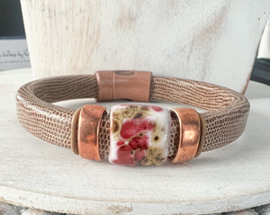 Rose Gold Leather Love
