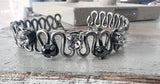 Petite Crystals Wavy  Bangle